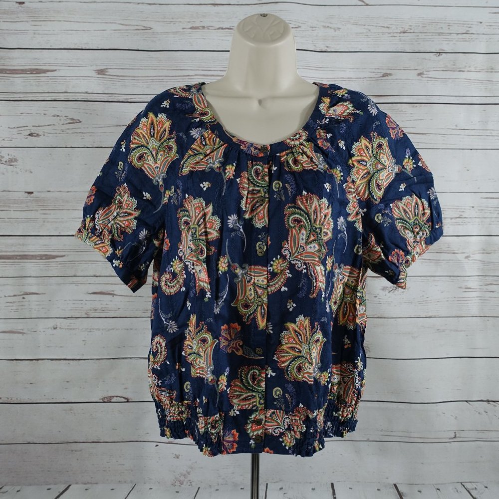 Women's Tommy Hilfiger Paisley Button Down Blouse